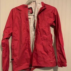 REI pink girl’s raincoat